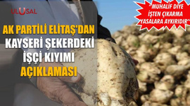 AK Partili Elitaş'dan Kayseri Şekerdeki işçi kıyımı açıklaması